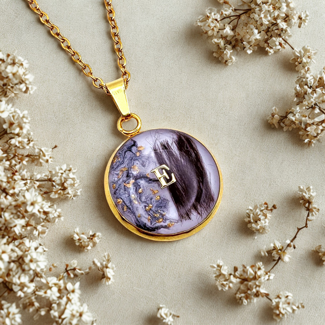 Edelstahlhalskette Memory