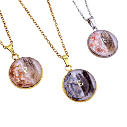 Edelstahlhalskette Memory