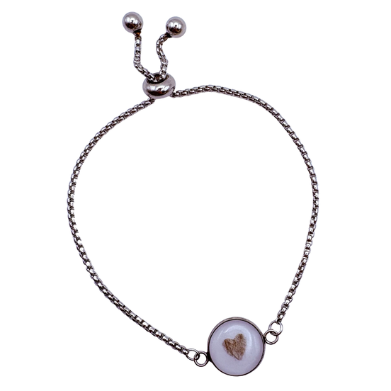 Edelstahlarmkette Lovely, verstellbar