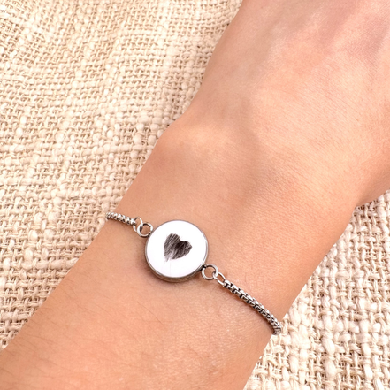 Edelstahlarmkette Lovely, verstellbar