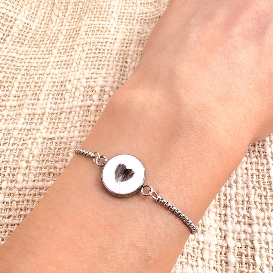 Edelstahlarmkette Lovely, verstellbar