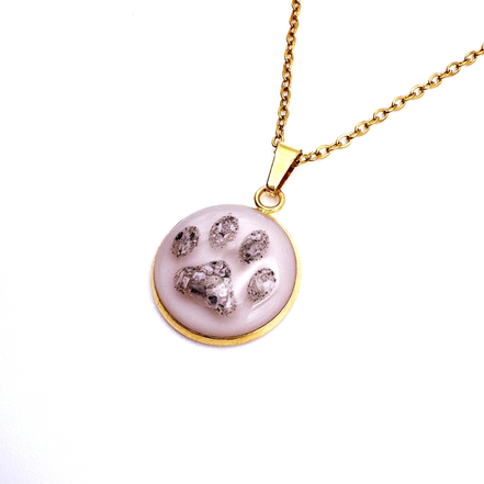 Edelstahlhalskette Little Paw