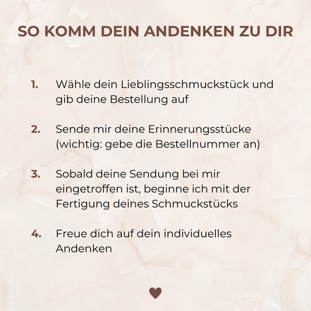 Edelstahlhalskette Memory