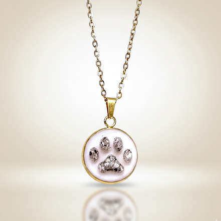 Anhänger "Little Paw", Edelstahl