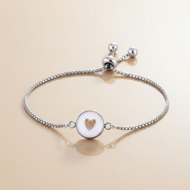 Edelstahlarmkette Lovely, verstellbar