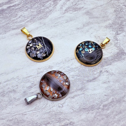 Anhänger Rund, Edelstahl