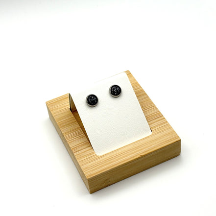 Ohrringe Rund, Edelstahl