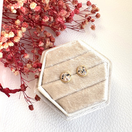 Ohrringe Rund, Edelstahl