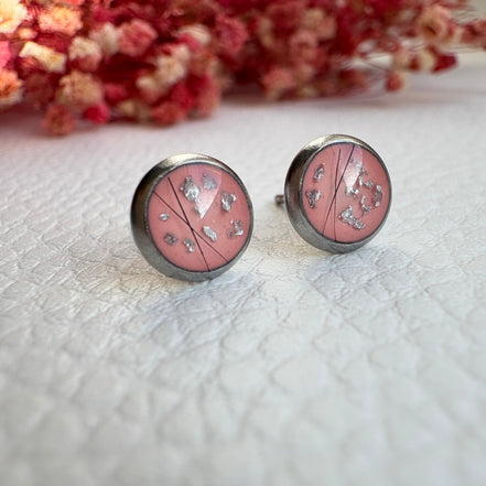 Ohrringe Rund, Edelstahl